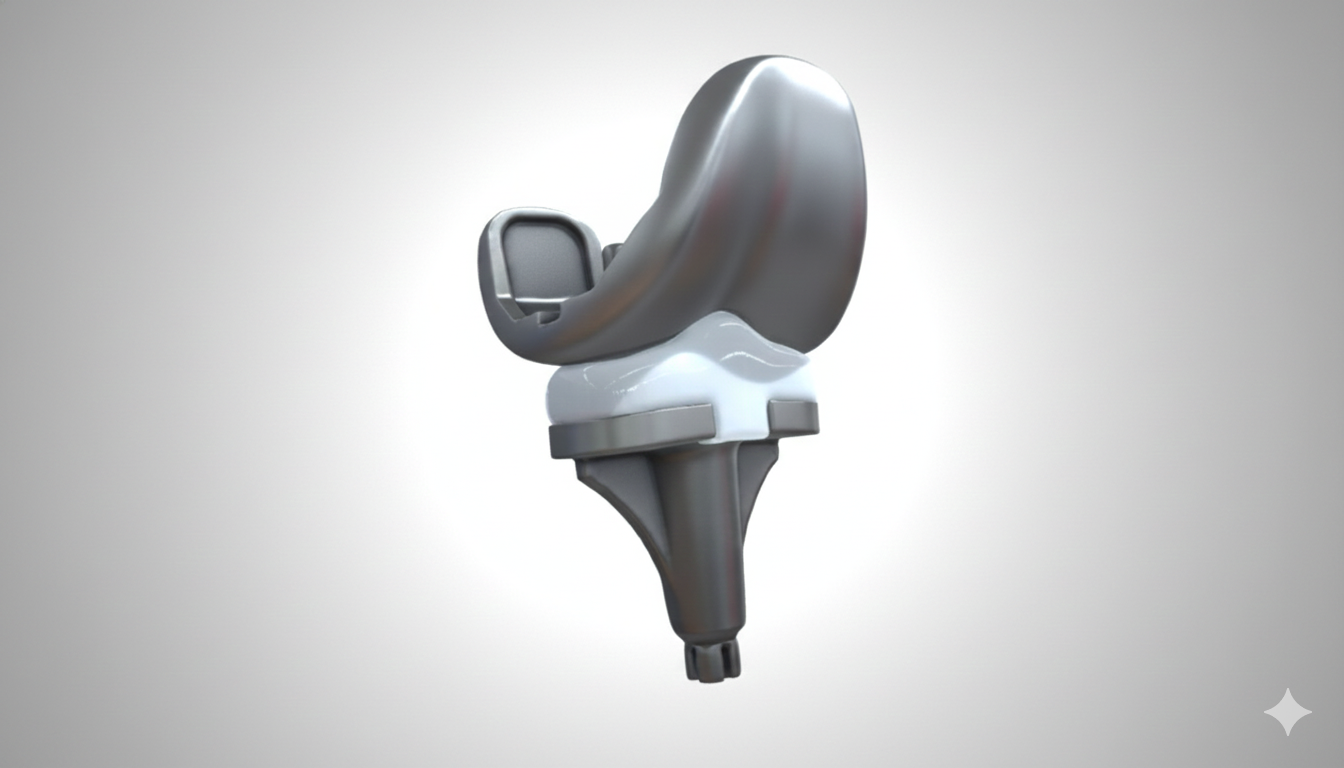 Implante de reemplazo de rodilla